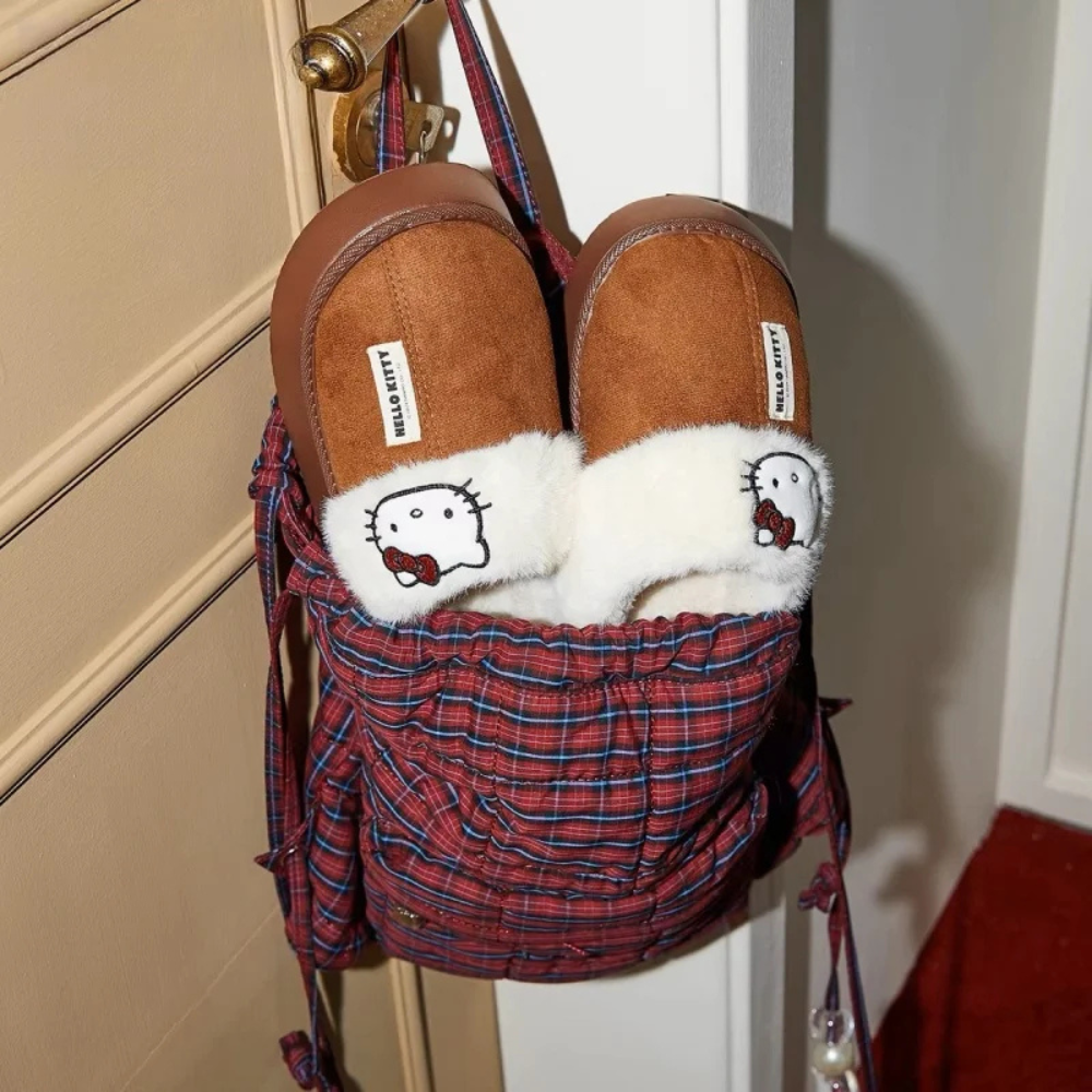 Hello Kitty Plush Slippers