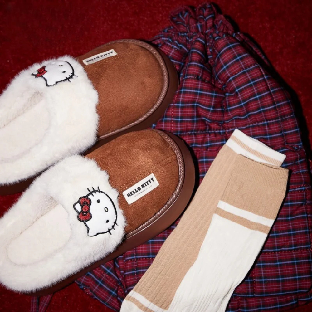 Hello Kitty Plush Slippers